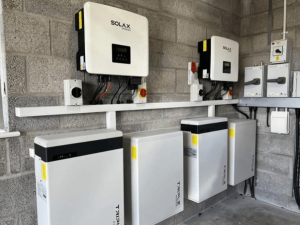 Battery Storage devices in a house's garage